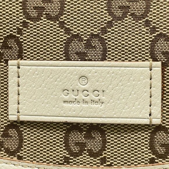 Gucci GG Canvas Sherry Line Beige/Ivory Shoulder Bag 329-050925 - Picture 12 of 16
